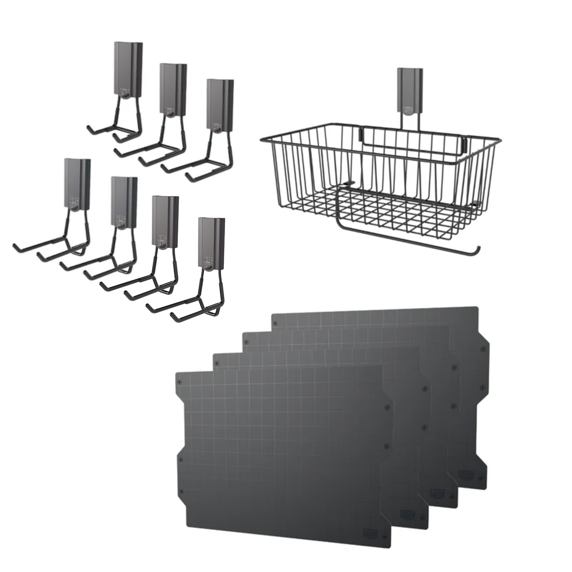 67" Magnetic Wall Storage System Kit