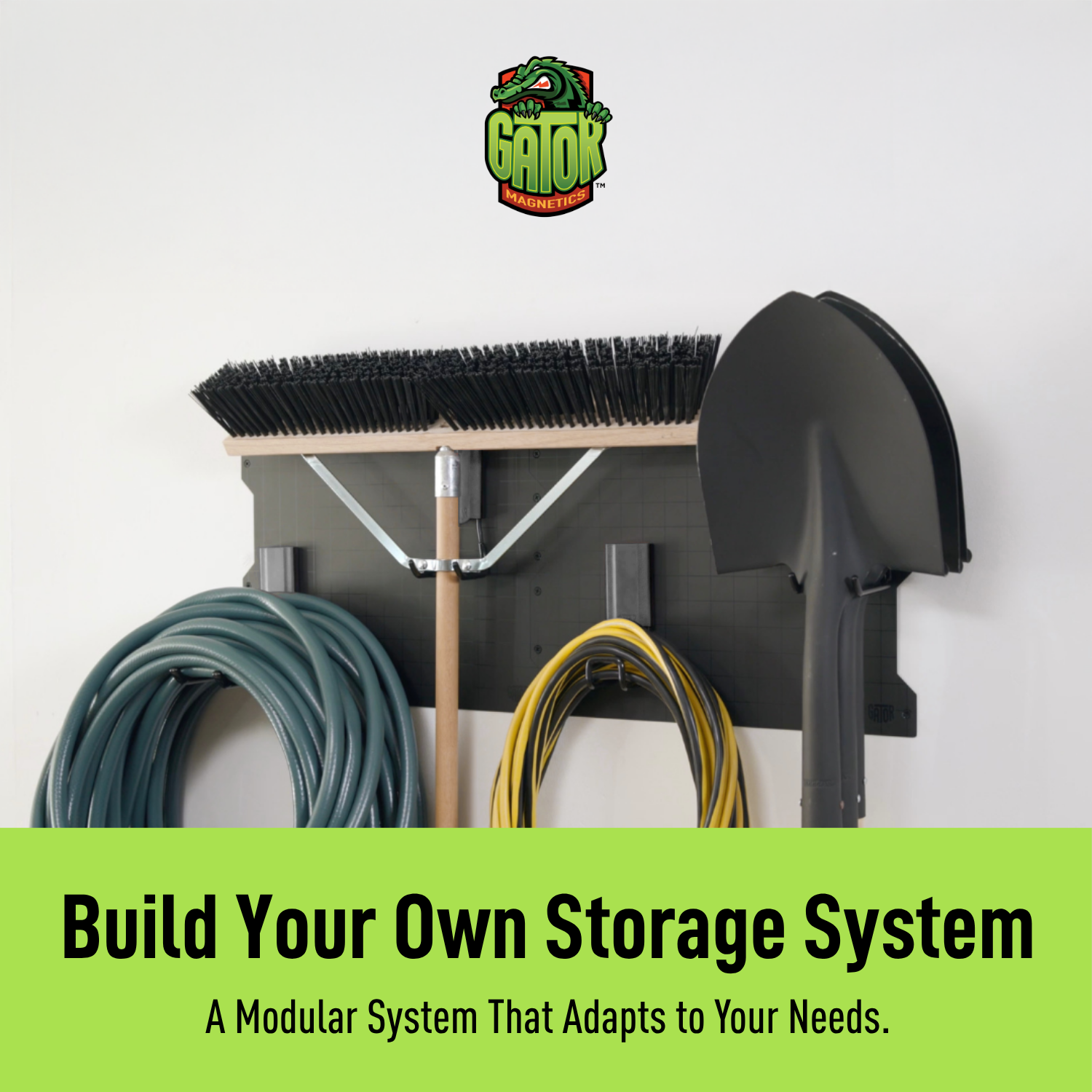 34" Magnetic Wall Storage System Kit