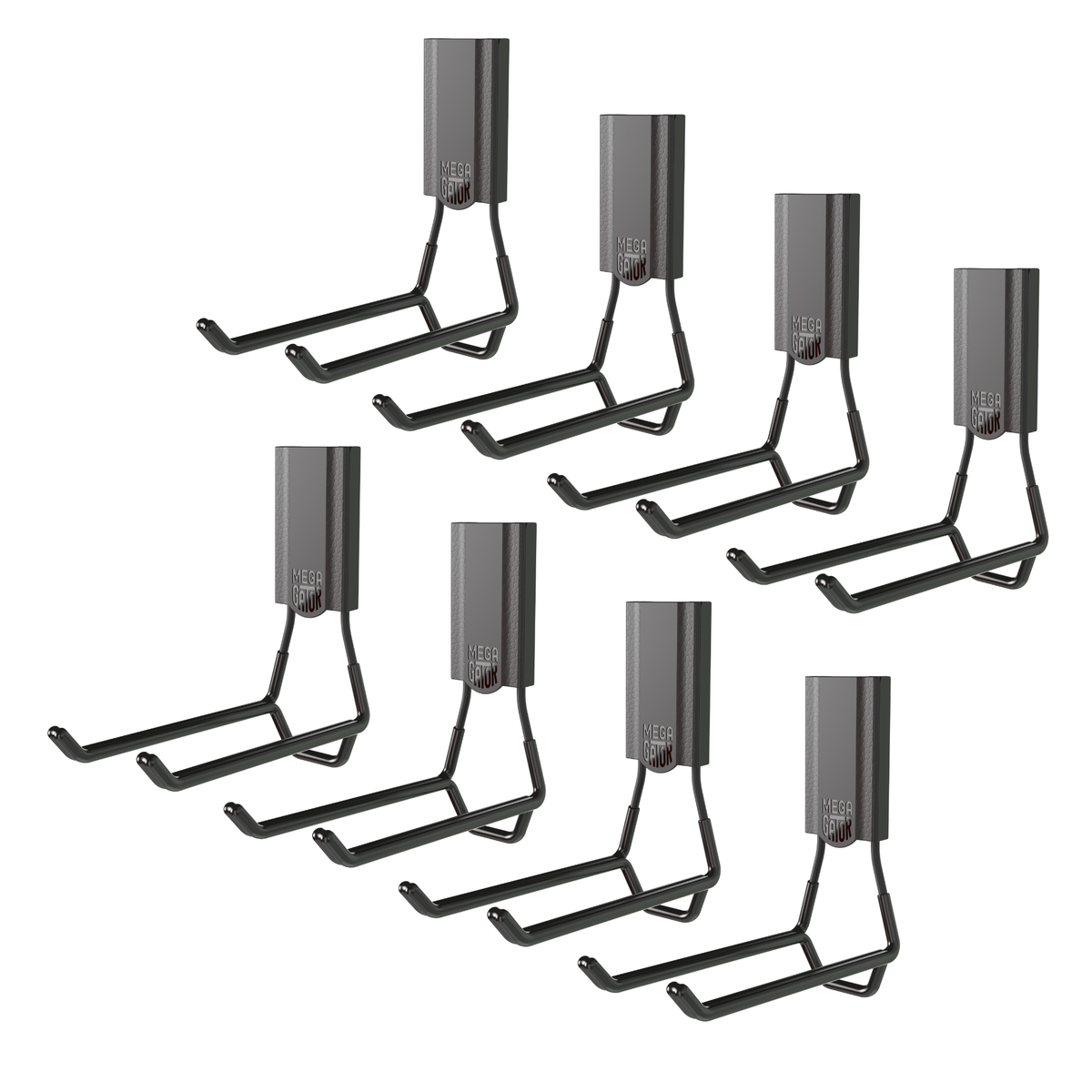 6" MEGA Open Magnetic Hook 8-Pack - Holds up to 45 lbs
