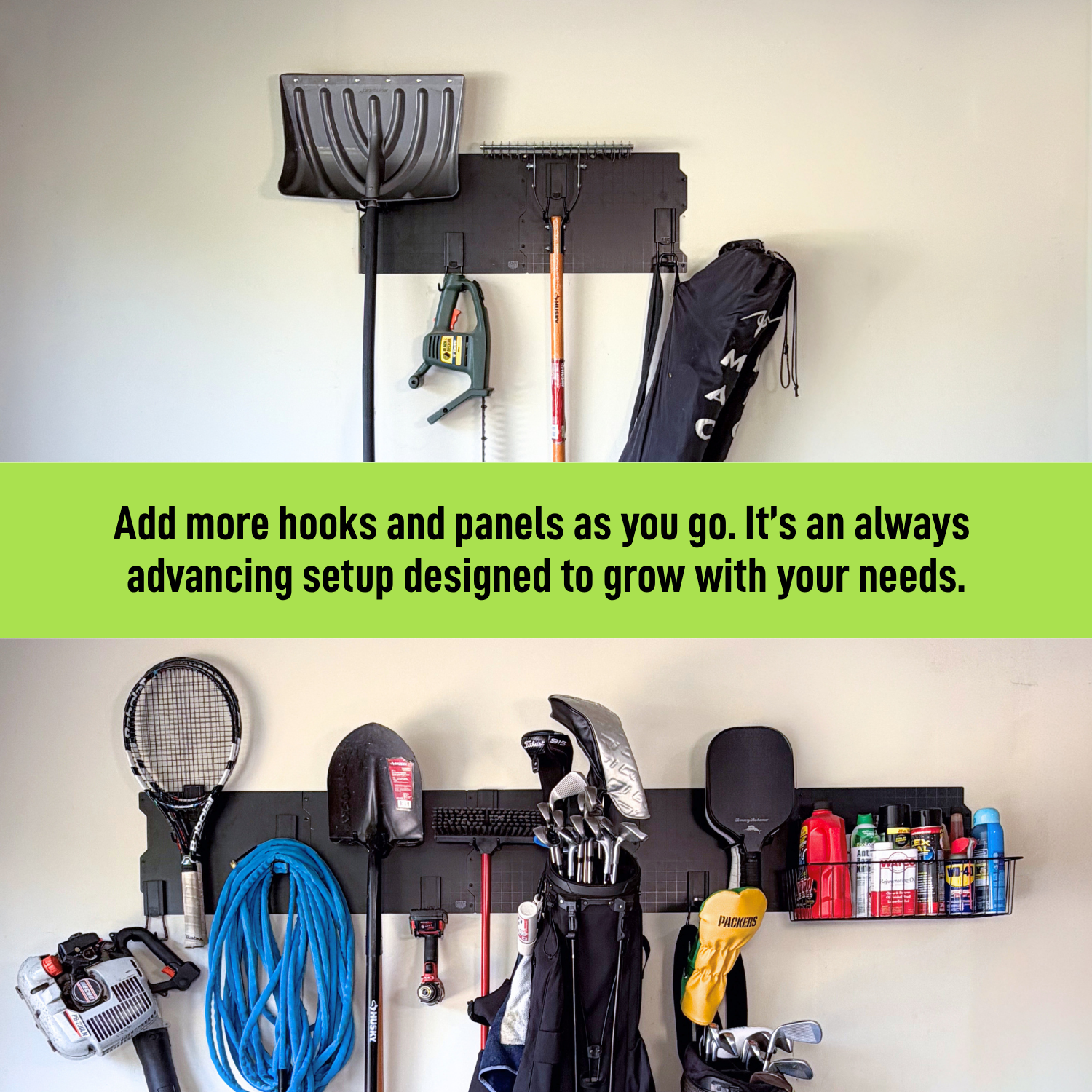 34" Magnetic Wall Storage System Kit