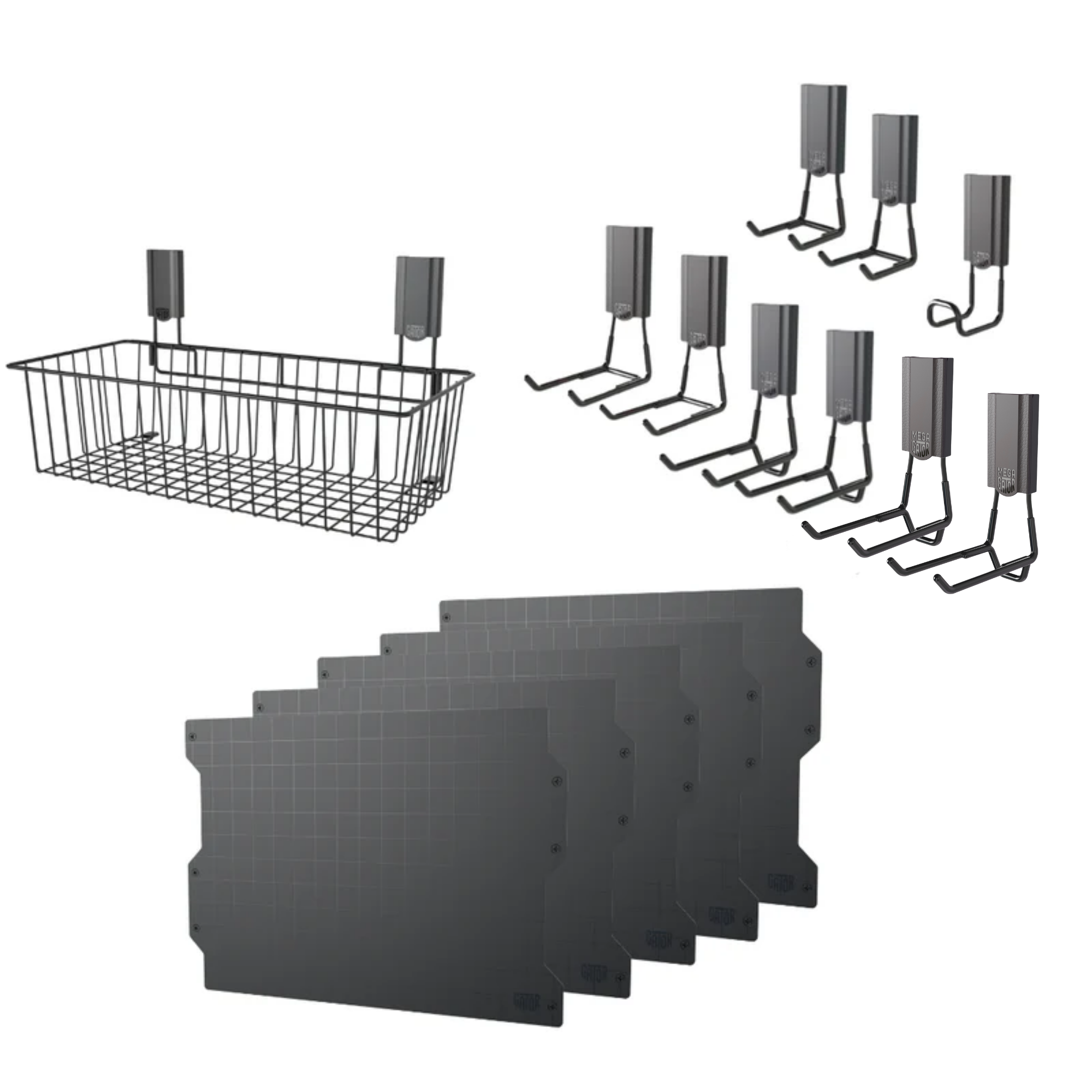 84" Magnetic Wall Storage System Kit