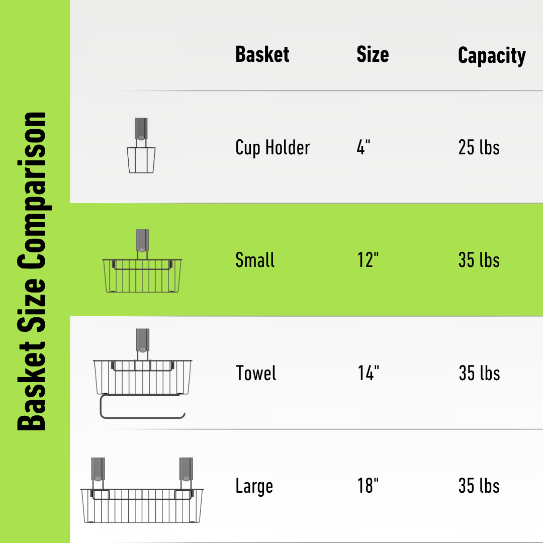 Small Utility Magnetic Basket - Holds up to 35 lbs