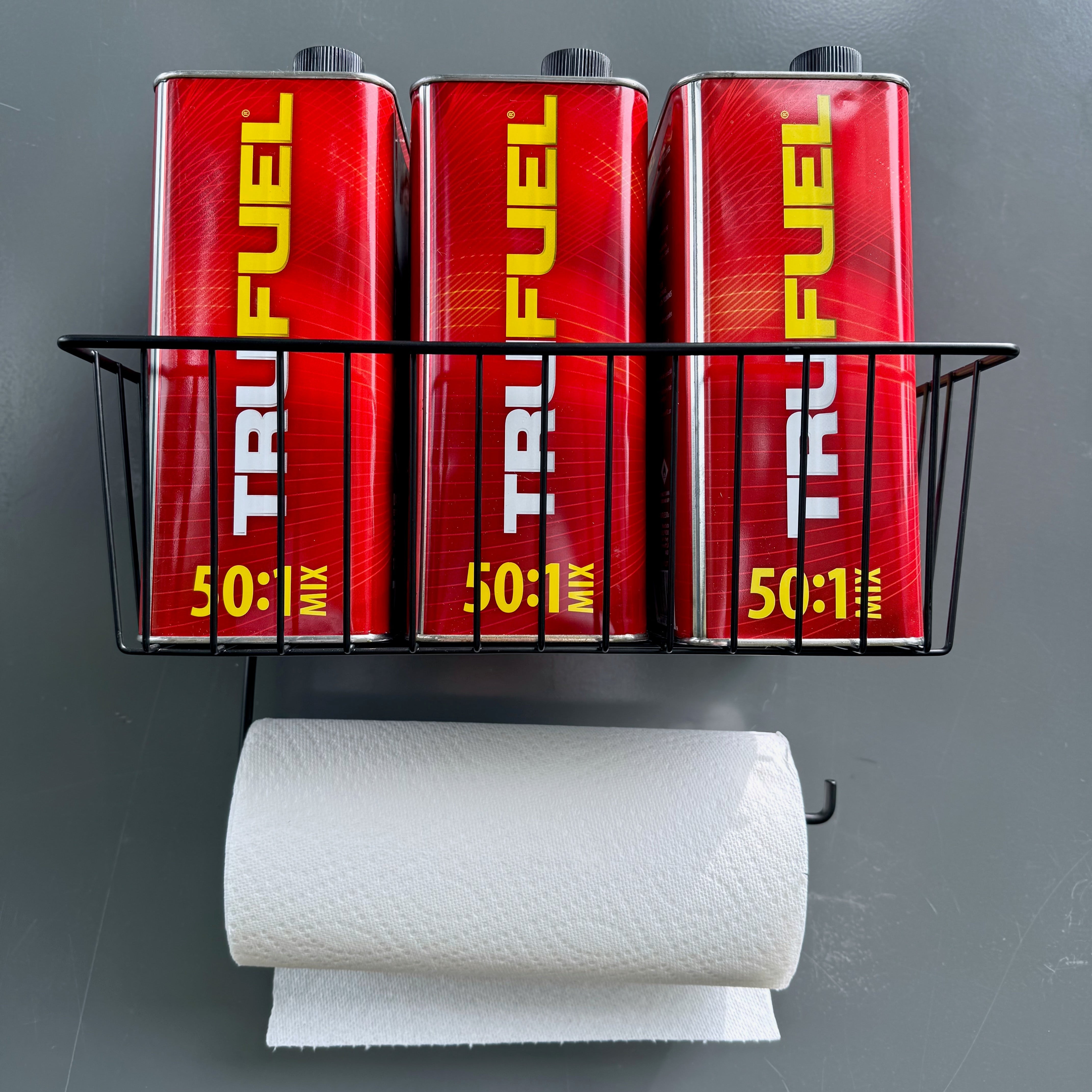 Utility Magnetic Basket with Towel Bar - Holds up to 35 lbs